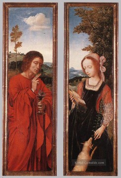  agnes - Johannes der Täufer und St Agnes Quentin Massys